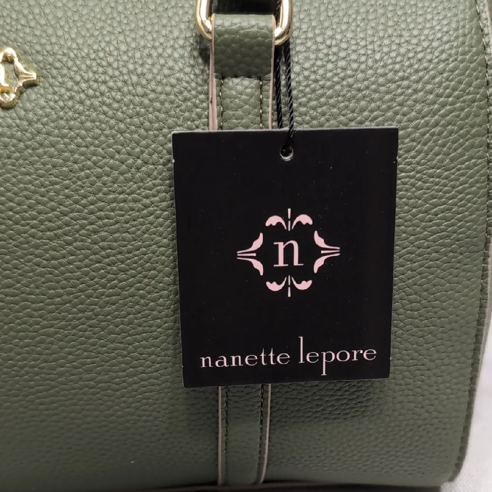 Nanette Lepore Olive Green Jax Satchel - Picture 10 of 12